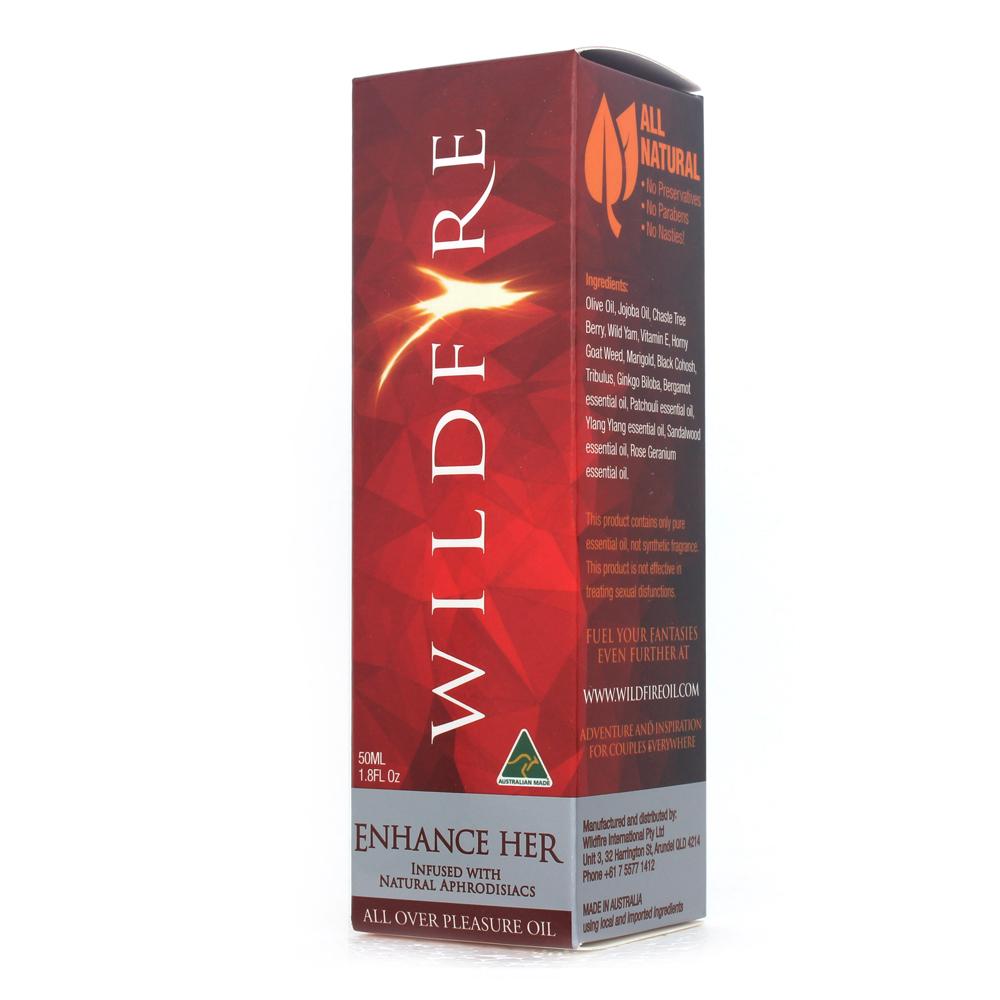 Wildfire 4-In-1 All Over Pleasure Oil - Enhance Her