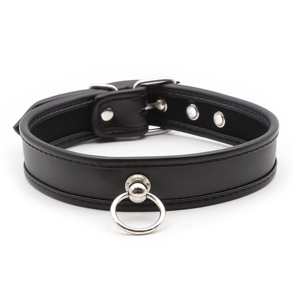 Sexyland Padded Faux Leather O-Ring Collar