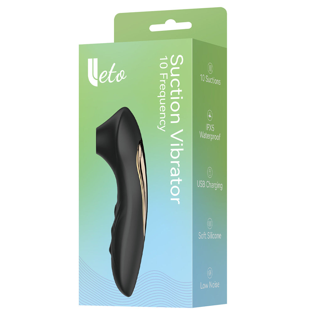 Leto Jelly 10-Mode Whisper-Quiet Clitoral Suction Stimulator