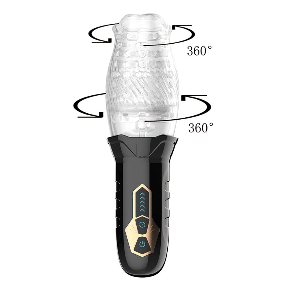 Leto Apex Vibrating Rotating Masturbator