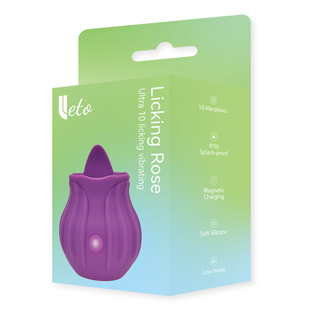 Leto Clitoral Licking Rose Vibrator