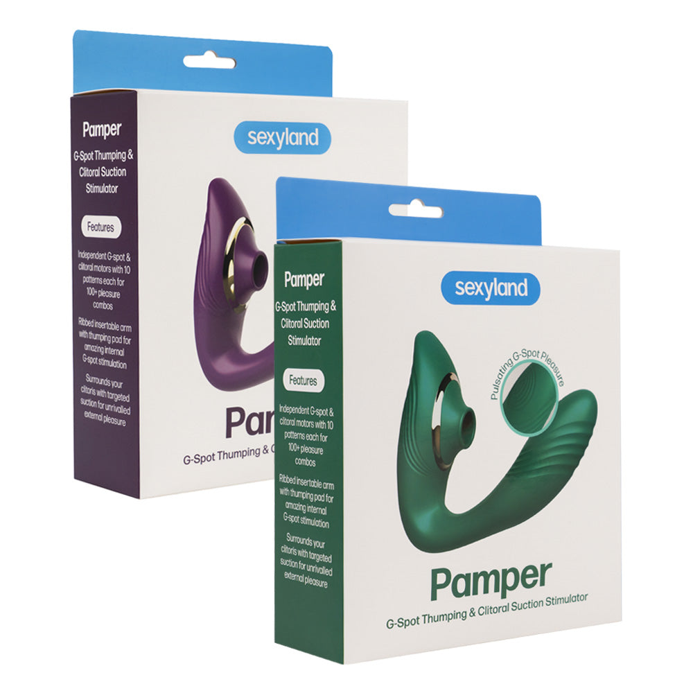 Sexyland Pamper G-Spot Thumping & Clitoral Suction Stimulator