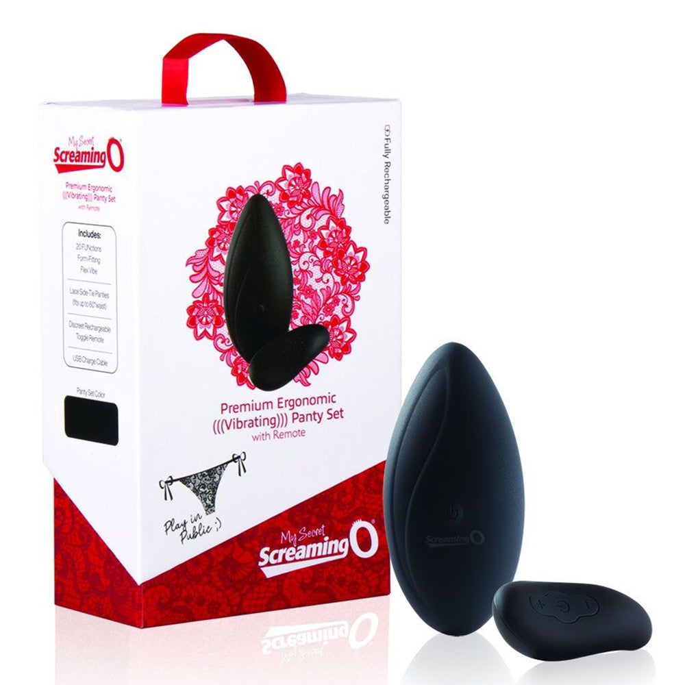 My Secret Screaming O Premium Ergonomic Vibrating Panty & Remote Set