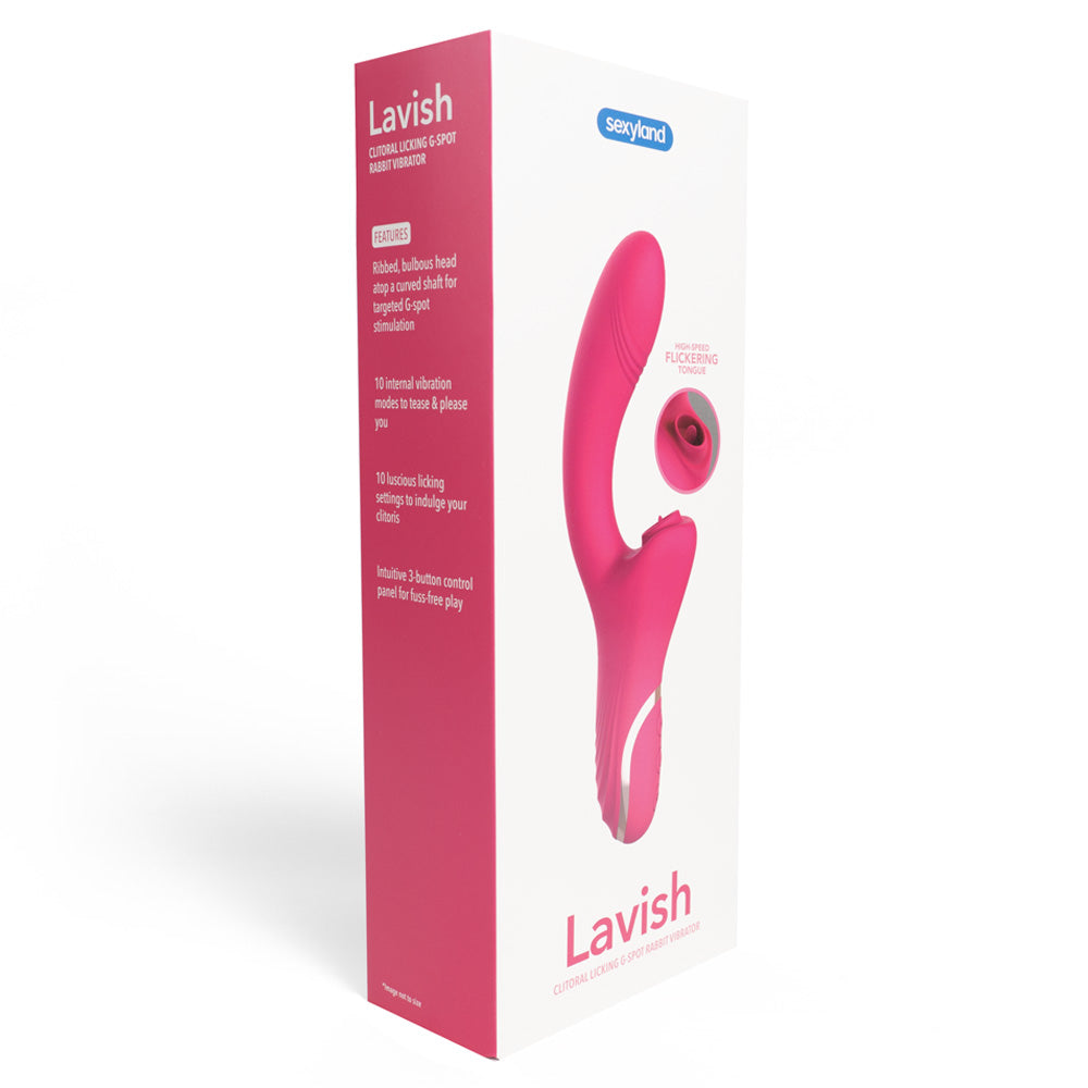 Sexyland Lavish Clitoral Licking G-Spot Rabbit Vibrator