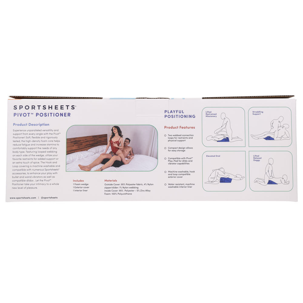 Sportsheets Pivot Positioner Non-Slip High-Density Foam Sex Wedge