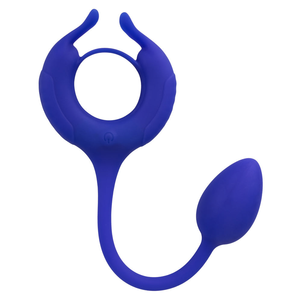 Admiral Plug & Play Vibrating Weighted Cock Ring & Anal Plug