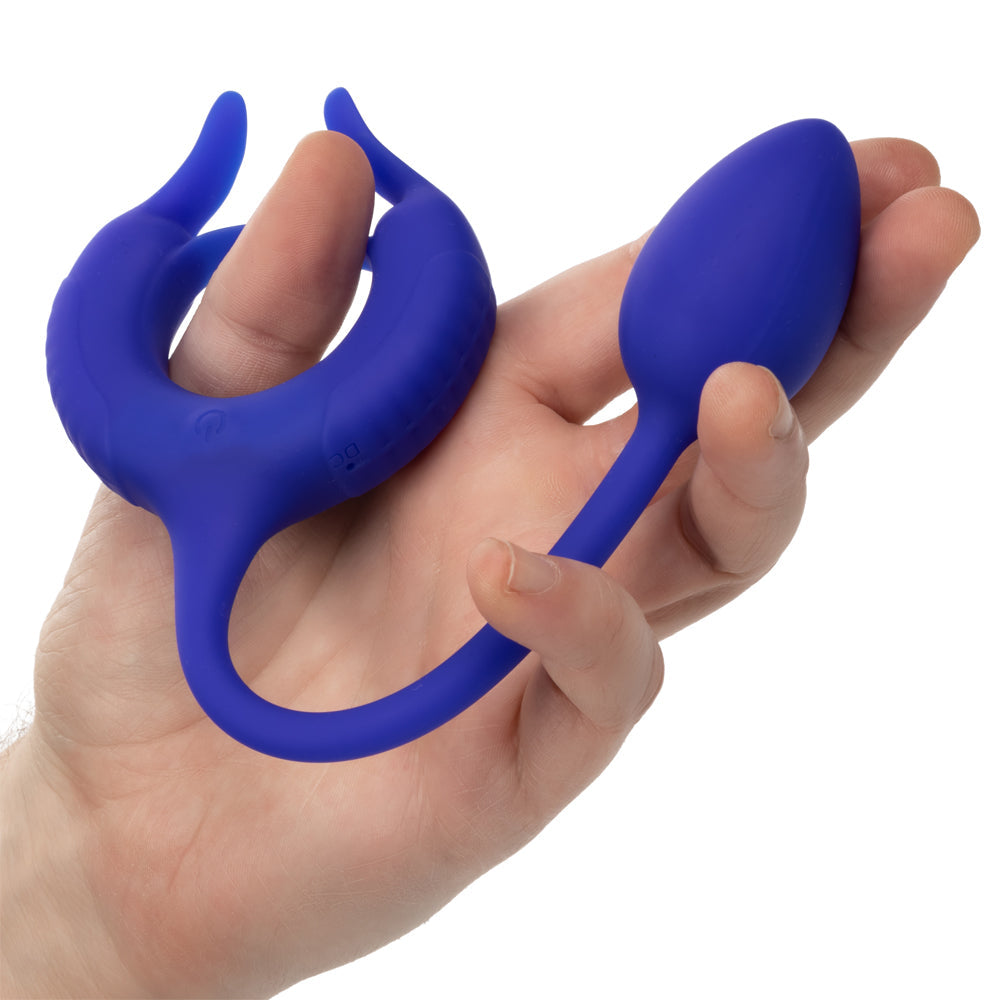 Admiral Plug & Play Vibrating Weighted Cock Ring & Anal Plug