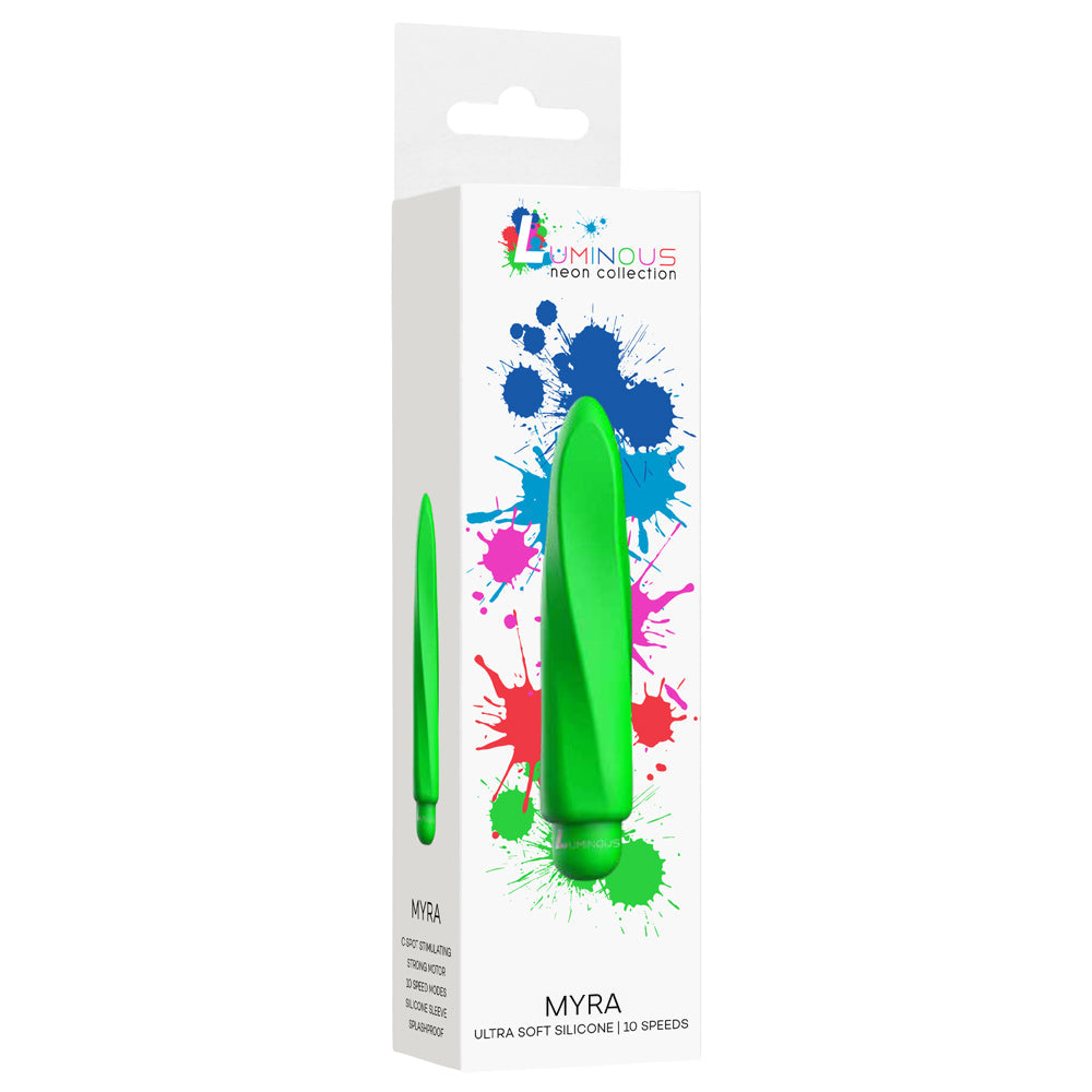 Luminous Myra 10-Speed Ultra-Soft Silicone Bullet Vibrator