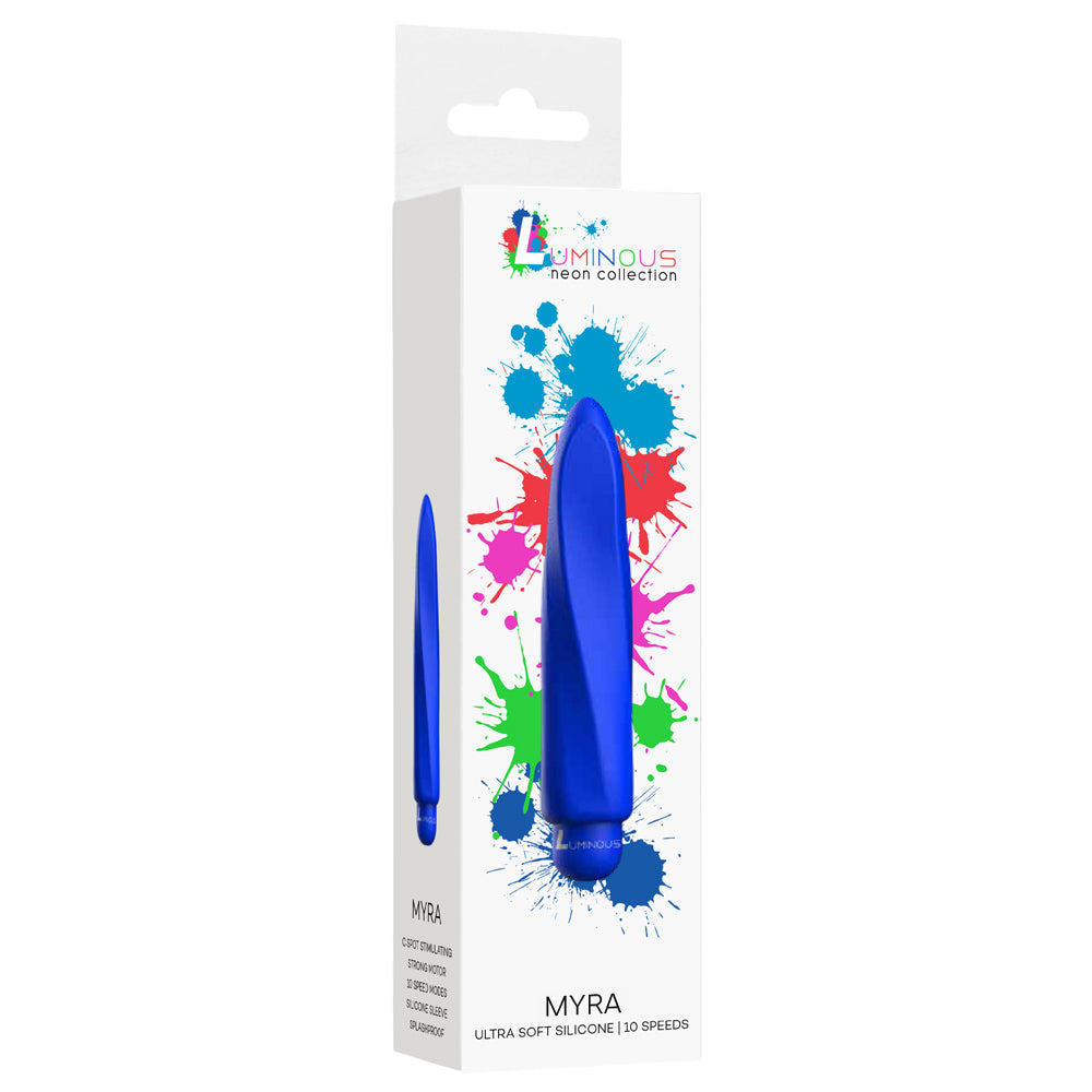 Luminous Myra 10-Speed Ultra-Soft Silicone Bullet Vibrator