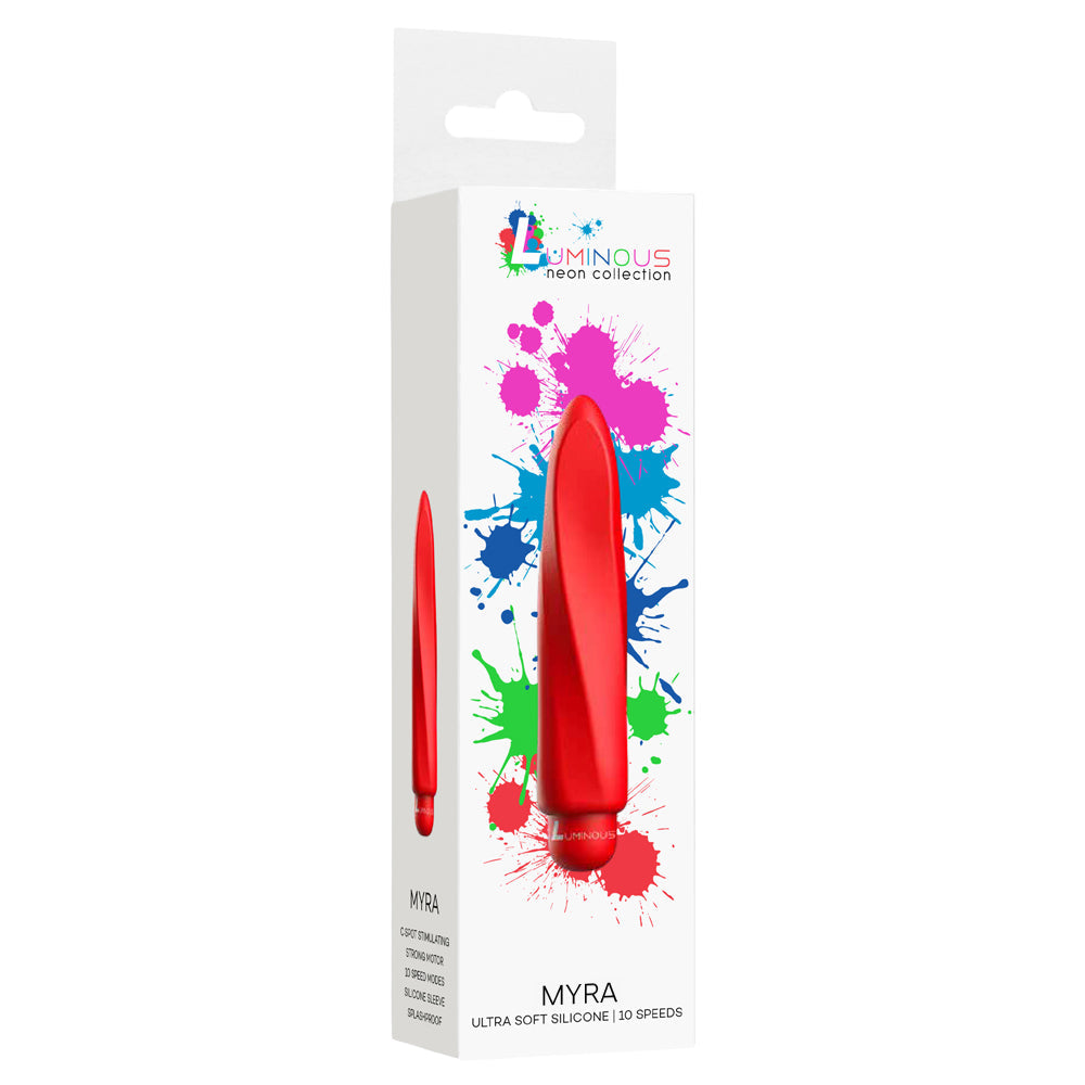 Luminous Myra 10-Speed Ultra-Soft Silicone Bullet Vibrator