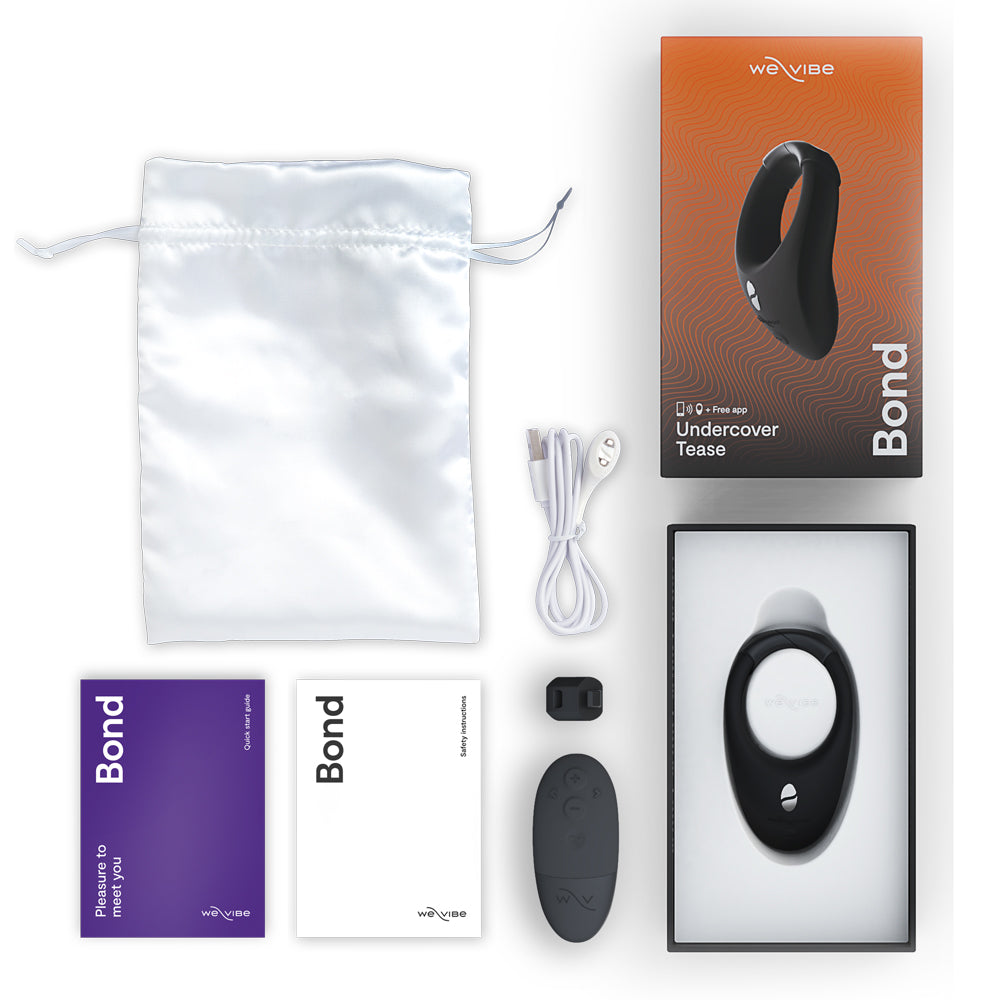 We-Vibe Bond App-Compatible Adjustable Vibrating Cock Ring & Remote